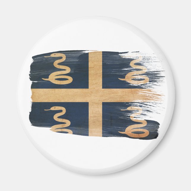 Imán Redes de Bandera Martinica (Frente)