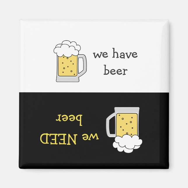 Imán Redes de cerdos de inventario de cerveza (Frente)