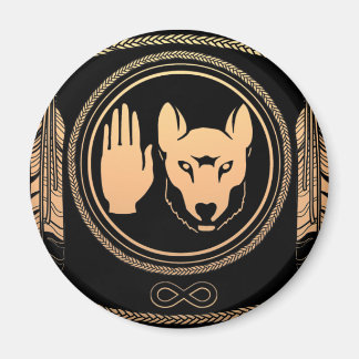 Imán Redes de las Naciones Originarias Metis Wolf