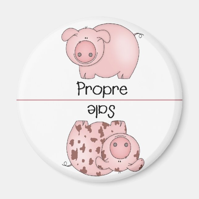 Imán Redes de lavavajillas limpias francesas (Frente)