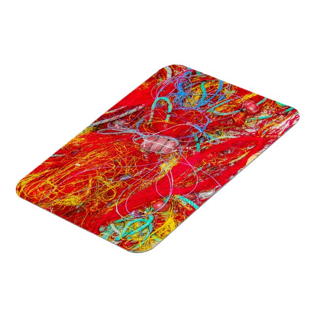 Imán Redes de pesca coloridas (Lado Izquierdo)