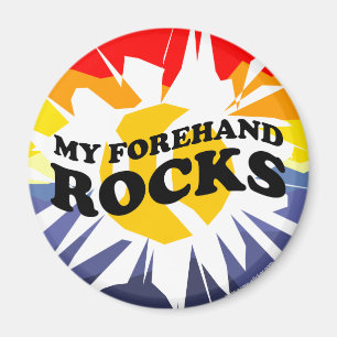 Imán Redes de tenis redondas - diseño de pelota de teni