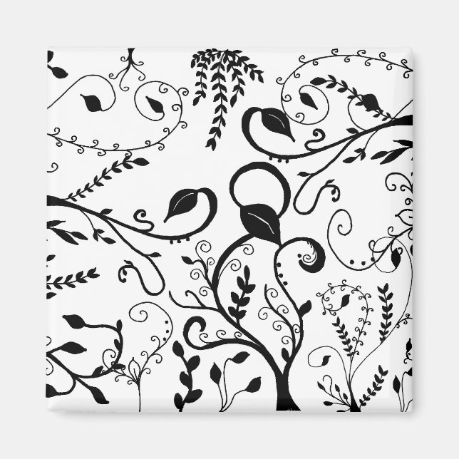 Imán Redes Forestales - Cuadrado (Frente)