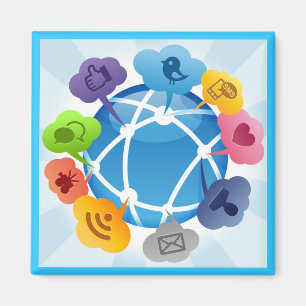 Imán Redes sociales