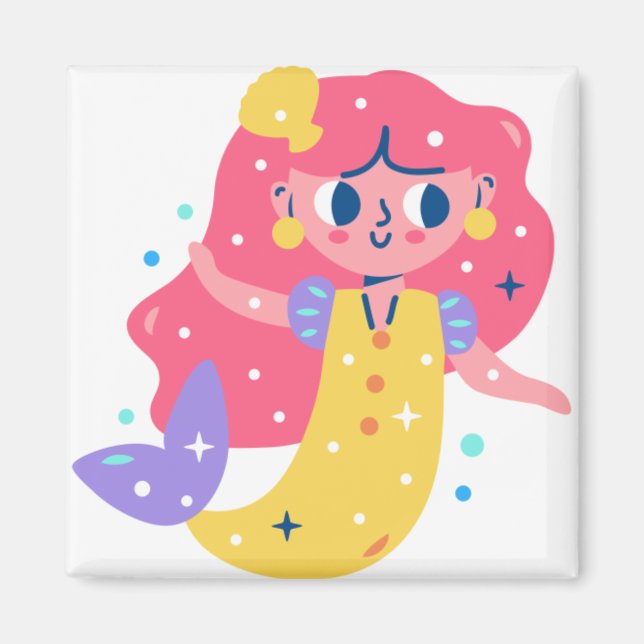 Imán Redhead Mermaid (Frente)