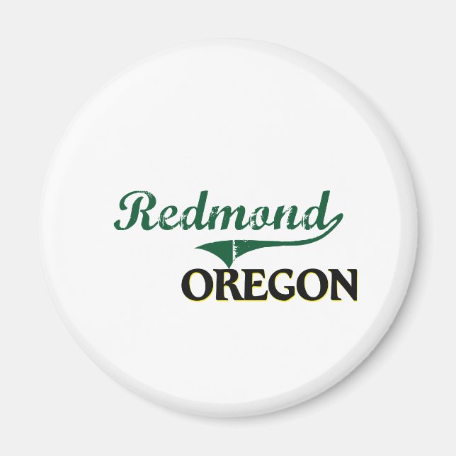 Imán Redmond Oregon Classic Design (Frente)