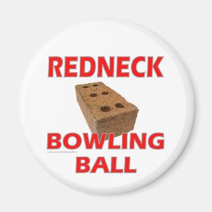 IMÁN REDNECK BOWLING BALL