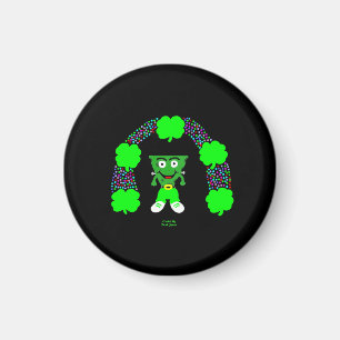 Imán Redondeo de FrankenCheese de St. Patrick