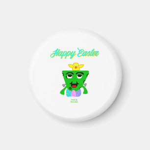 Imán Redondeo de Pascua Franken-Cheese