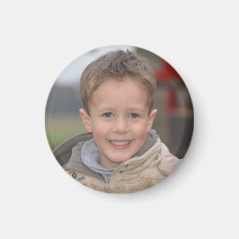 Imán Redondeo fotográfico personalizado