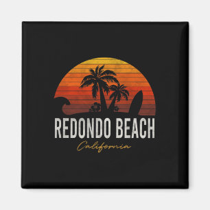Imán Redondo Beach California Palms Vacation Surf Sundo