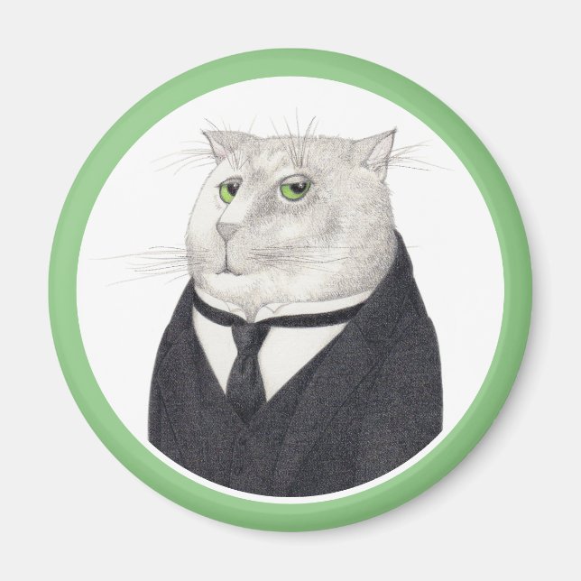 Imán redondo BUTLER CAT (Frente)