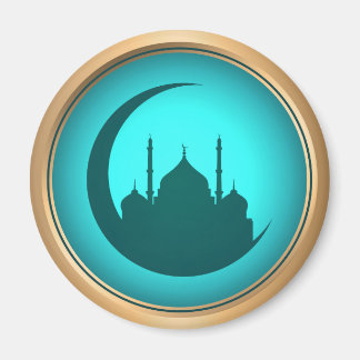 Imán Redondo de fondo de mezquita