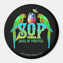 Imán Redondo De Hijos De Piratas