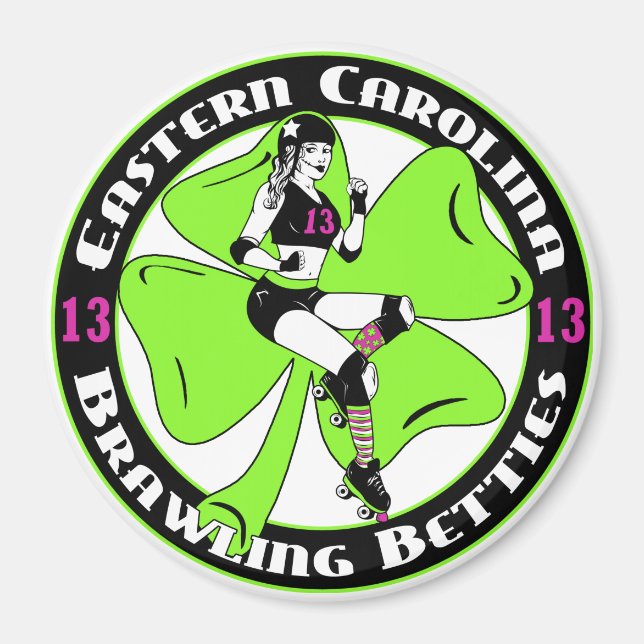 imán redondo de la ECBB (Frente)