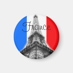 Imán redondo de la torre Eiffel de Francia