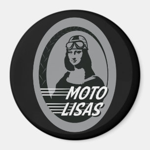 Imán redondo de Moto Lisas (diversos tamaños