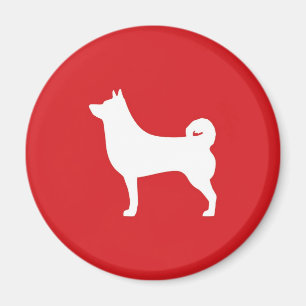 Imán redondo de Shiba Inu