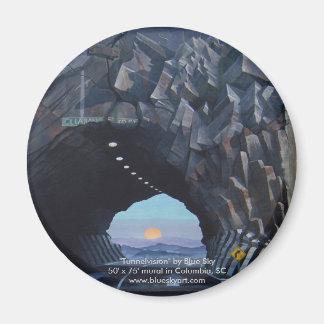 imán redondo de "Tunnelvision"