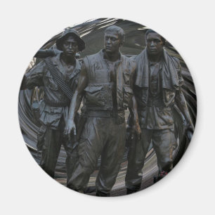Imán redondo del monumento de guerra de Vietnam