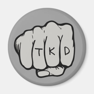 Imán redondo del puño de TKD