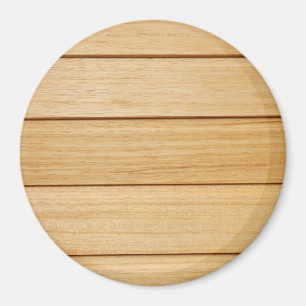 Imán redondo grande de las tejas de madera