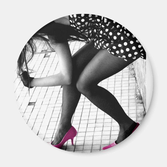 Imán redondo - Personalizado (Frente)