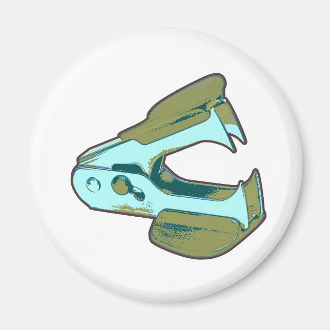 Imán redondo Staple Puller de 2 pulgadas (Frente)