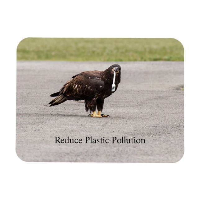Imán Reducir la contaminación plástica (Horizontal)