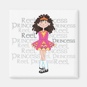 Imán Reel Brunette Magnet