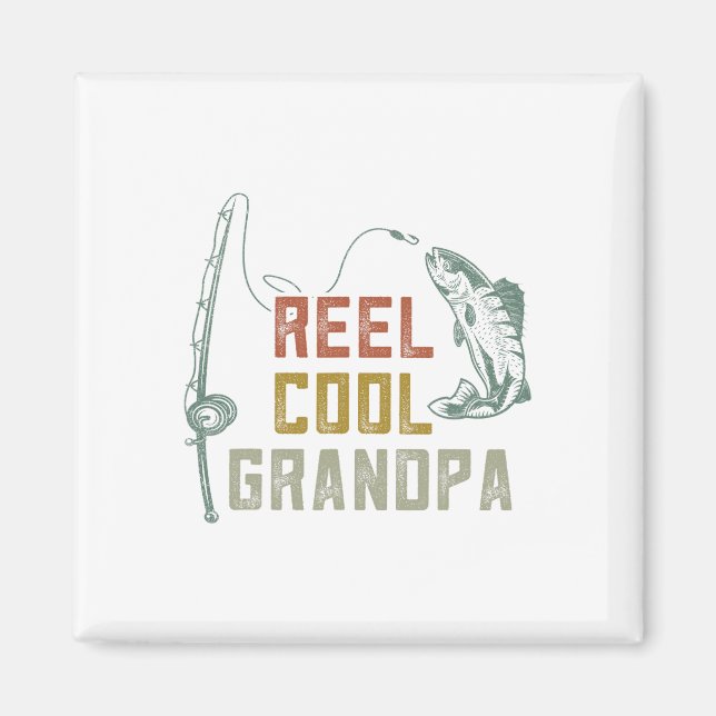 Imán Reel Guay Grandpa Fishing S (Frente)