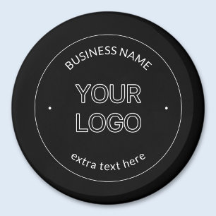 Imán Reemplazo de logotipo editable y nombre comercial 