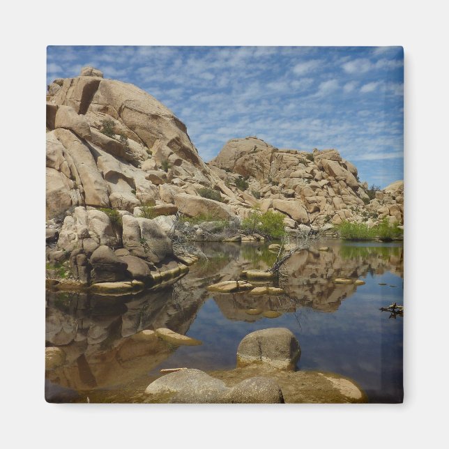 Imán Reflejo de Barker Dam en Joshua Tree I (Frente)
