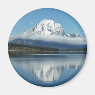 Imán Reflejo del Monte Moran en Grand Teton