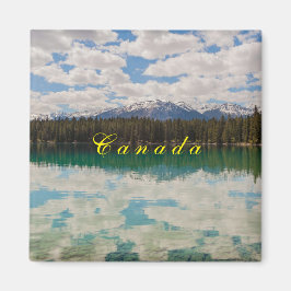 Imán Reflexión canadiense sobre el paisaje del agua