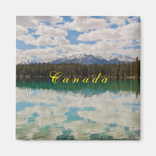 Imán Reflexión canadiense sobre el paisaje del agua