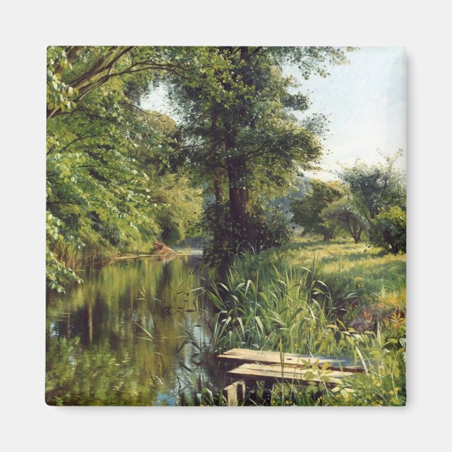 Imán Reflexión de la primavera (Frente)