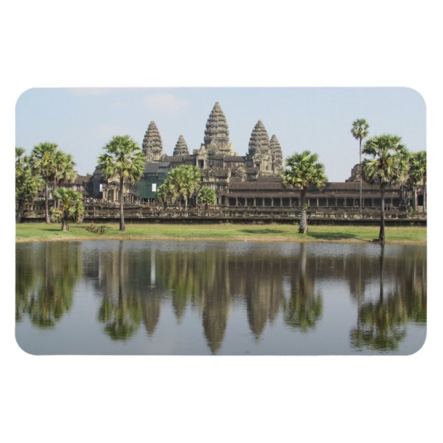 Imán reflexión de wat angkor (Horizontal)