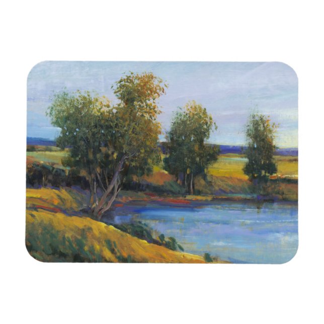 Imán Reflexión del árbol II (Horizontal)