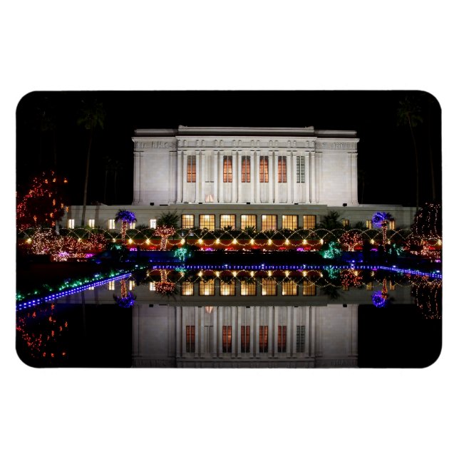 Imán Reflexión del templo de Mesa (Horizontal)