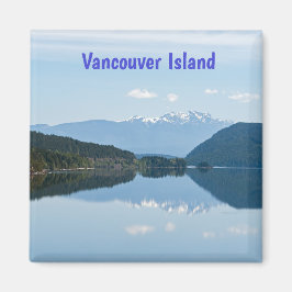 Imán Reflexión en un lago - isla de Vancouver, Canadá
