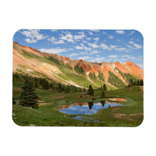 Imán Reflexión roja de la montaña