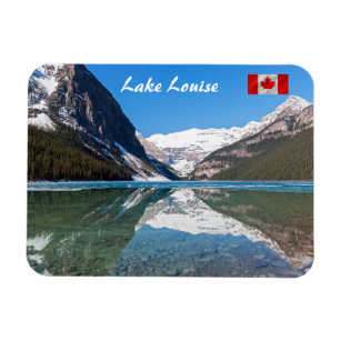 Imán Reflexión sobre el lago Louise - Banff NP, Canadá