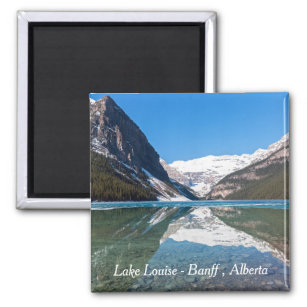 Imán Reflexión sobre el lago Louise - Banff NP, Canadá