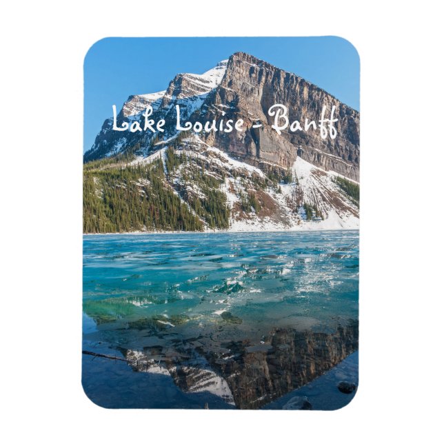 Imán Reflexión sobre el lago Louise - Banff NP, Canadá