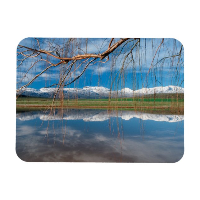 Imán Reflexiones de invierno. Distrito de Ceres, Boland (Horizontal)