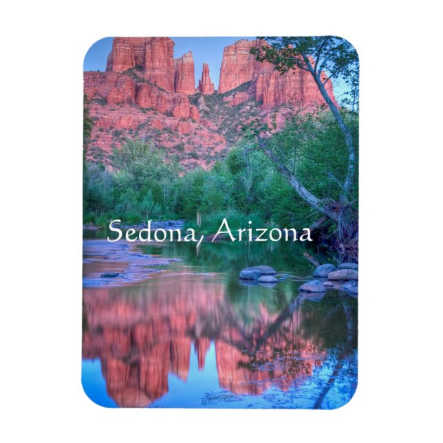 Imán Reflexiones de la roca de la catedral (Vertical)