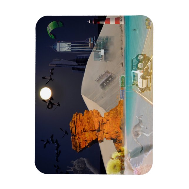 Imán REFLEXIONES DE OZ Moon Over Sand Dune (Vertical)