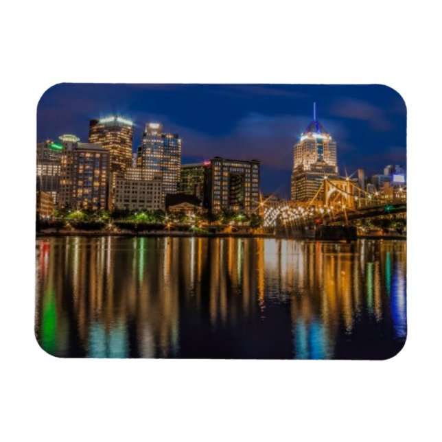 Imán Reflexiones de Pittsburgh (Horizontal)