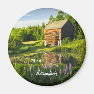 Imán Reflexiones de primavera en los Adirondacks, N.Y.